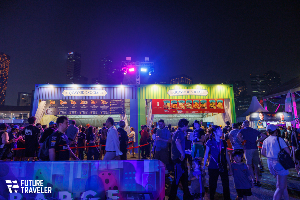 シンガポールGP会場内の飲食に関する写真