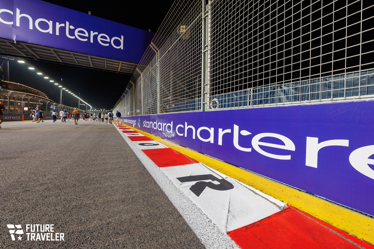 シンガポールGPのコースウォークで撮影した風景