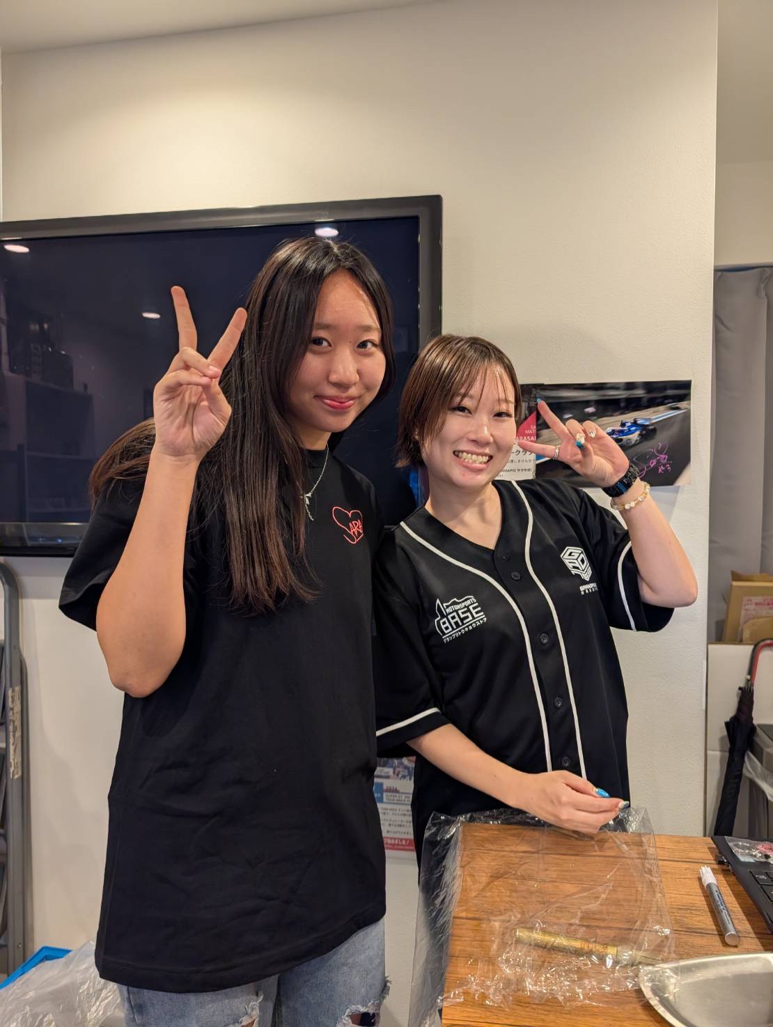 MOTORSPORTS BASE松井沙麗選手1日店長イベント